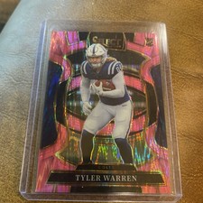 2025 Topps Select Tyler Warren Pink Shock Rookie Prizm