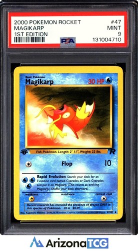 Magikarp (1st Edition) graded PSA 9 for sale on eBay