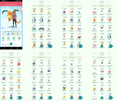 Pokémon Acc Go - Lvl55 - 14 Shiny - 1 Legendary - 2016 CREATED