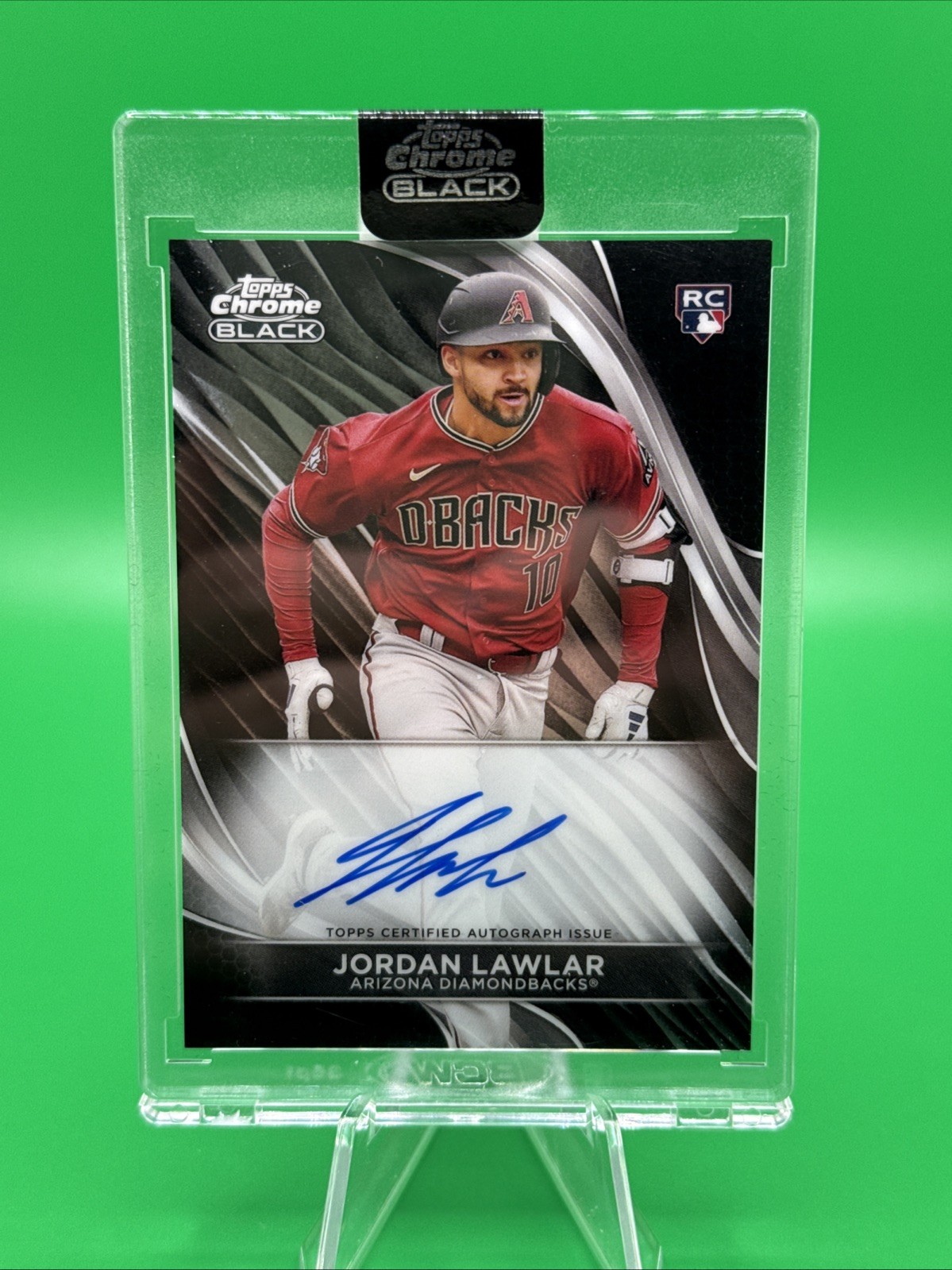 2024 Topps Chrome Black - Autographs #CBA-JL Jordan Lawlar (AU, RC).