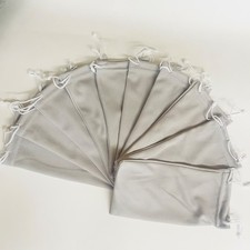 10 Pack Drawstring Sunglasses Case Microfiber Pouch Cleaning Cloth Soft Case Bag