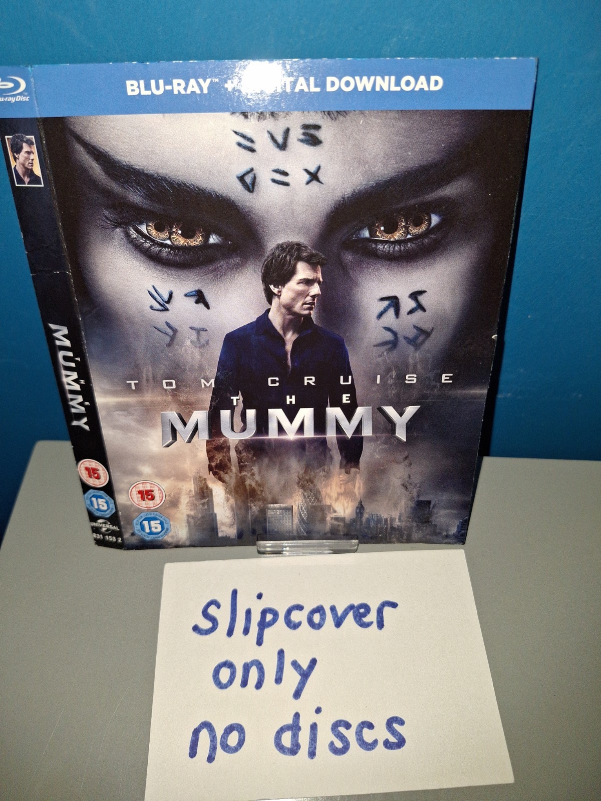 The Mummy Blu-Ray (2017) Tom Cruise SLIPCOVER ONLY