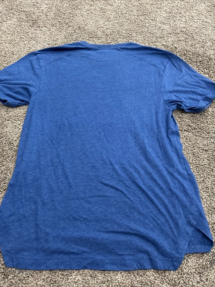 McDonalds Employee Shirt Me Small Crew Graphic Blue Short Sleeve Retro Print - Image 4 of 4