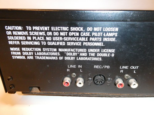 NAD 6040 CASSETTE TAPE DECK DOLBY HX MPX FILTER VU METER SERVICED NEW BELT FAB - Bild 17 von 18