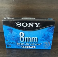 Sony 8mm Standard Video Cassette Tape 120 Min Video 8 New MP P6-120MPL