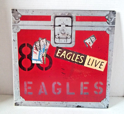 The Eagles, 1980 Live Double Album w/giant poster, Asylum Records BB-705