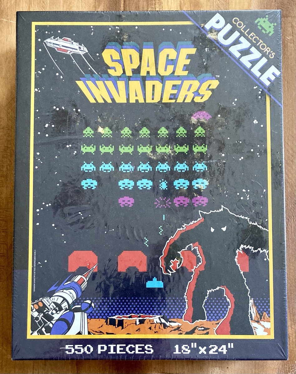 SPACE INVADERS COLLECTOR'S PUZZLE 18” x 24” VIDEO GAME ART 550