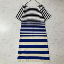 UNIQLO × MARNI Switching Border Short Sleeve Knee Length Dress M