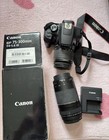 Canon EOS Rebel T6 DSLR Black Kit 18-55mm + 75-300mm Lenses 18MP 3" USB — photo 2