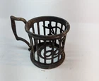 Vintage Metal Cup Soda Holder Fountain COCA COLA Coke 2.5 Inch