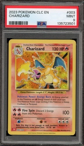 Pokemon Charizard Classic Charizard & Ho-Oh ex Deck Holo #003 PSA 9 Mint