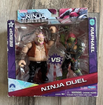 2016 Playmates TMNT Teenage Mutant Ninja Turtles Bebop vs Raphael Ninja Duel  