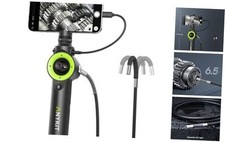 360 4 Ways Articulating Borescope, Industrial Endoscope with 0.26 in 3.3ft