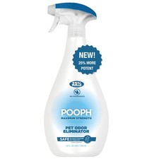 POOPH Plus Maximum Strength Pet Odor Eliminator 32 Ounce Pack of 1 , clear