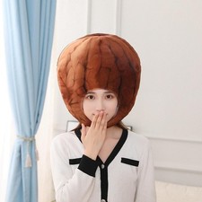 Plush Walnut Hat Novelty Toy Cosplay Accessories Party Headgear Photography