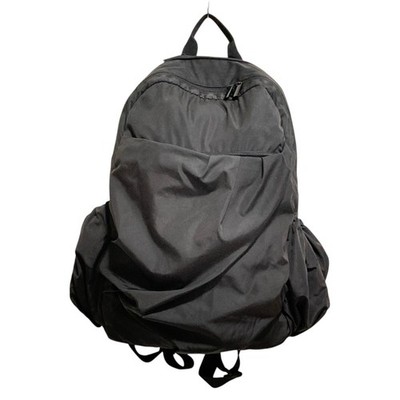 emmi eco Water-repellent Gathered Body Backpack F Black Women USED