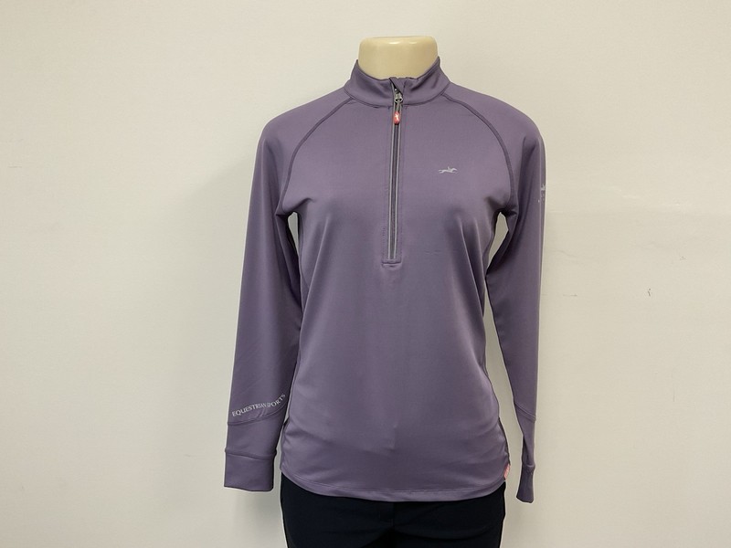 Schockemöhle Sports Page 1/4 Zip Riding Shirt Women's S Mauve NWT Equestrian