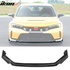 Fits 23-25 Honda Civic FL5 Type R Hatchback AK ABS Front Bumper Lip Gloss Black