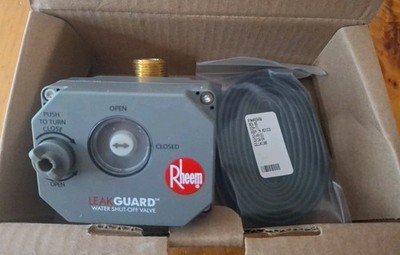 Leak Guard Water Heater Leak Detector Automatic Shut-Off Valve Rheem AP19457