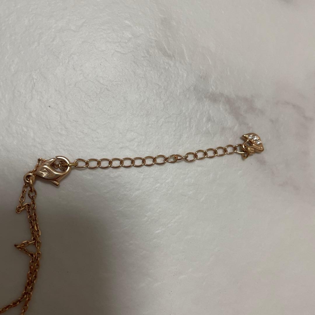 Swarovski Stone Interlocking Circle Necklace Whit… - image 5