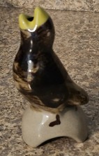 Rare Beaumont Brothers Pottery Brown Pie Bird- 4.25"