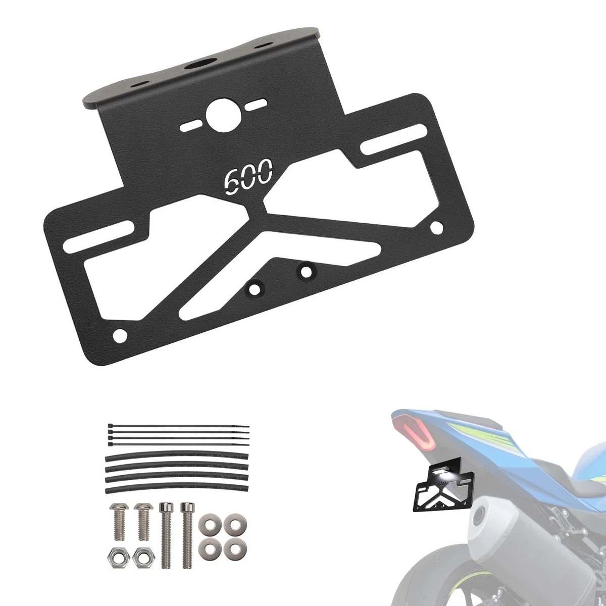 Voor Honda Cbr650r Cb650r 2019 2020 Kentekenplaathouder Staart Nette Fender Eliminator Led Light Moto Accessoires