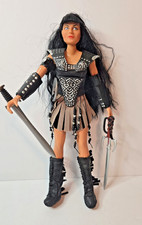 Vintage 1998 Xena Warrior Princess 12" Figure Doll with Two Swords and Weapon.