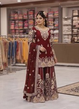 Pakistani Salwar Kameez Ready To Wear Suit Wedding Party Bollywood Eid Dress New
