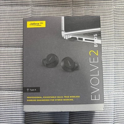 Jabra Evolve2 Buds Wireless Earphones Professional ANC Qi Charging