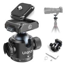 Ulanzi T100 Ball Head Tripod BallHead Mount 1/4 3/8" Open Box