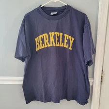 Vintage All Sport Proweight Made In The USA Berkeley College T-shirt Size Xl