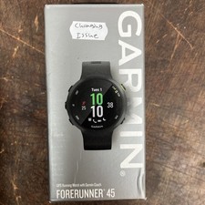 Garmin Forerunner 45 GPS Running Watch, Large - Black