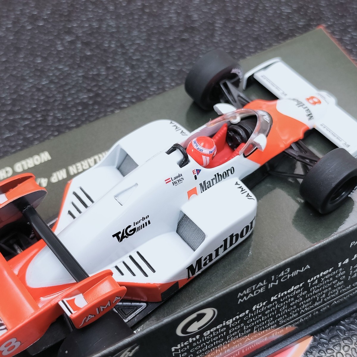 MINICHAMPS 1/43 McLaren MP4-2 TAG Turbo 1984 Niki Lauda World