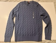 Tommy Hilfiger Men's Navy Blue Sweater Size Large