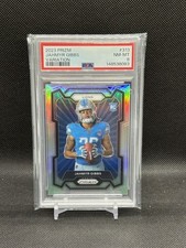 2023 Prizm Jahmyr Gibbs Rookie Variations RC Prizms Silver #313 Lions PSA 8