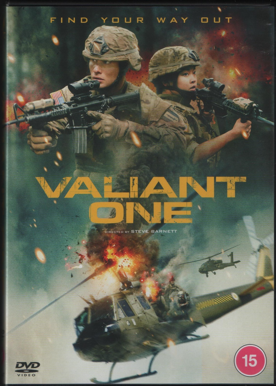 Valiant One (DVD 2025) American political action thriller U.S. Army in N. Korea