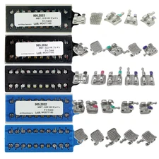 Dental Orthodontic Metal Brackets Brace Mini Roth MBT 018 022 Hooks 3 4 5