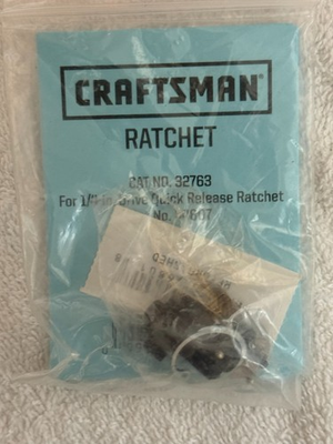#ad NEW Craftsman 32763 for 1 4quot; Repair Kit for Quick Release Ratchet 44807 $26.95