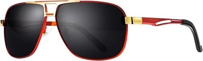 Retro Sunglasses for Men and Women, Polarized Sun Glasses, Vintage Rectangular