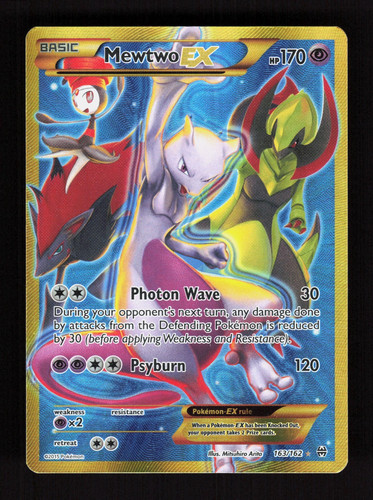 Mewtwo EX - 163/162 - Pokemon Breakthrough XY Secret Rare Card NM