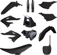 YZ 125 / YZ 250 02/21 Kit Verkleidung Polisport Schwarz 91573