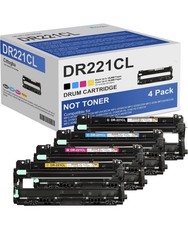DR221CL Drum Unit No Toner for Brother MFC-9330CDW HL-3170CDW DCP-9020CDN 4PK 