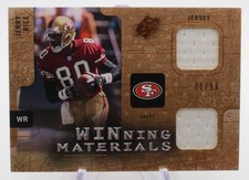 2009 SPx Winning Materials Jersey Jerry Rice W-JR 61/99 Patch