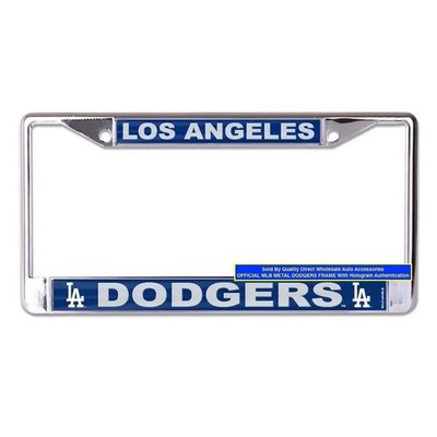 LA DODGERS BASEBALL    AUTHENTIC MLB Metal License Plate Frame   BEST GIFT  
