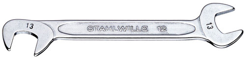 40463434 Small Double Open-Ended Wrench - 9/16" - 131mm Length - 15° & 75° Ja...