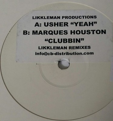 Usher / Marques Houston - Yeah / Clubbin (Likkleman Remixes) - UK Promo 12'' V...