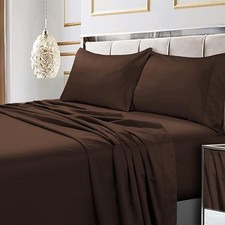 Deep Pocket King Size Sheet Sets - 600 Thread Count Egyptian Cotton Sateen King