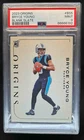 2023 Origins Bryce Young Blank Slate RC Rookie #BS-5 Panthers PSA 9
