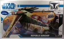 Star Wars Clone Wars  Republic Gunship 2008 Hasbro Factory Sealed New
