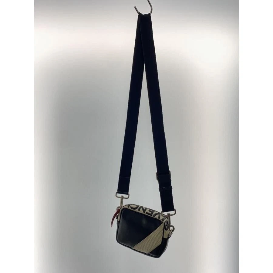 Givenchy — Givenchy Authentic Logo Shoulder Bag Messenger Bag Black Leather Crossbody Zip
